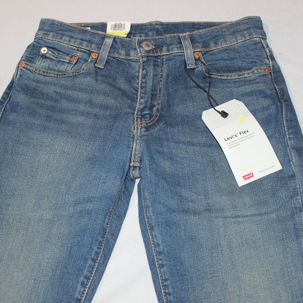 Levi's Men's Cotton 5-Pocket Design 511 Slim Blue Denim Jeans Size 29W x 32L